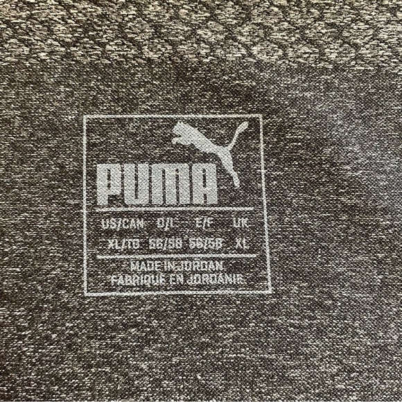 Puma Men's evoKNIT Short Sleeve Performance Tee Size XL Dark Gray - Picture 7 of 10